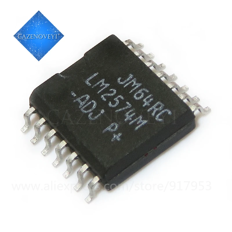 

10pcs/lot LM2574 LM2574DW-A LM2574M-ADJ LM2574DW-ADJ SOP-16 In Stock