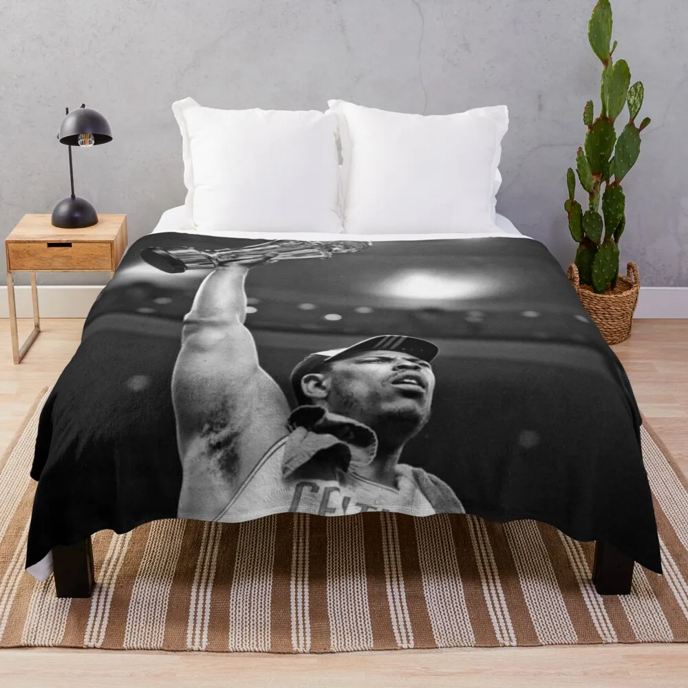 

Paul Pierce - Finas MVP - Black / White Throw Blanket For Sofa Thin Designers Shaggy Blankets