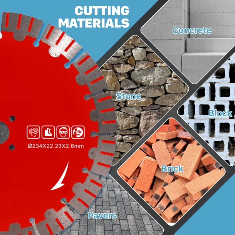 

Diamond Wall Slot Cutting Blade High Hardness Suitable for Various Wall Slotting Operations