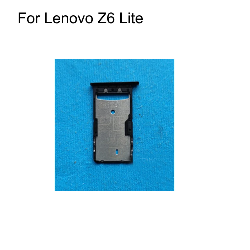 

For Lenovo Z6 Lite Tested Good Sim Card Holder Tray Card Slot For Lenovo Z 6 Lite L38111 Sim Card Holder