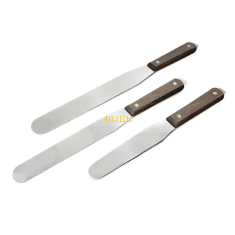 

40JE Stainless Steel Scraper Cutter Handle Screen Printing Cutter Tool Silk Screen Printing Industrial Spatula