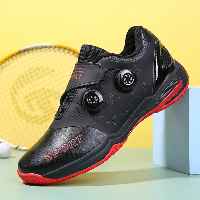 Duży rozmiar 36-47 trampki do badmintona męskie antypoślizgowe do trenowania w badmintona buty oddychające kobiety buty do tenisa buty sportowe