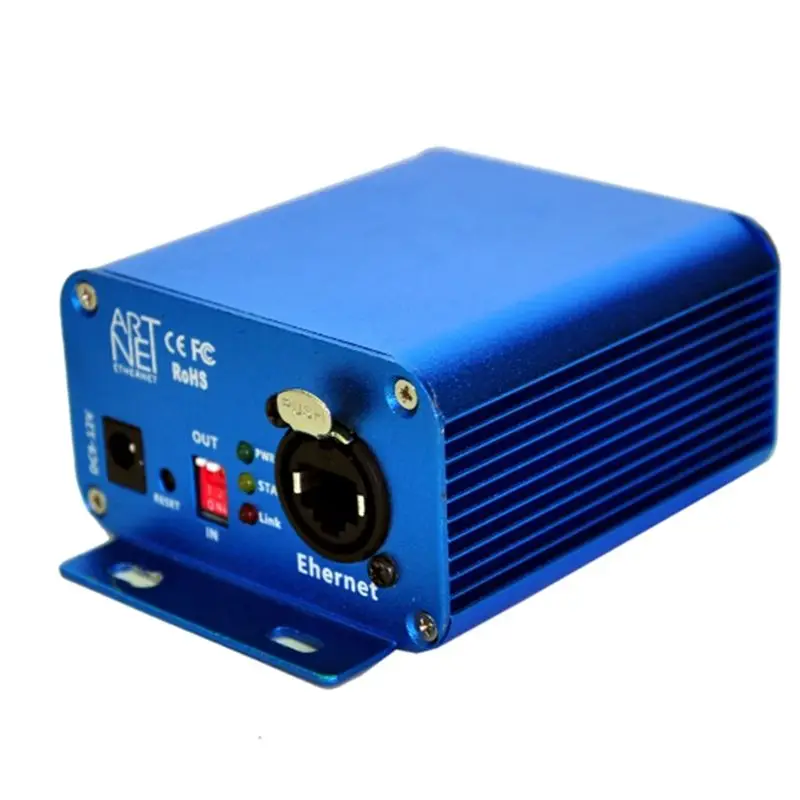 

Best Choice Artnet 1024 2 Port Bidirectional Artnet Converter Sulite DMX LAN512 Easy Install US Plug