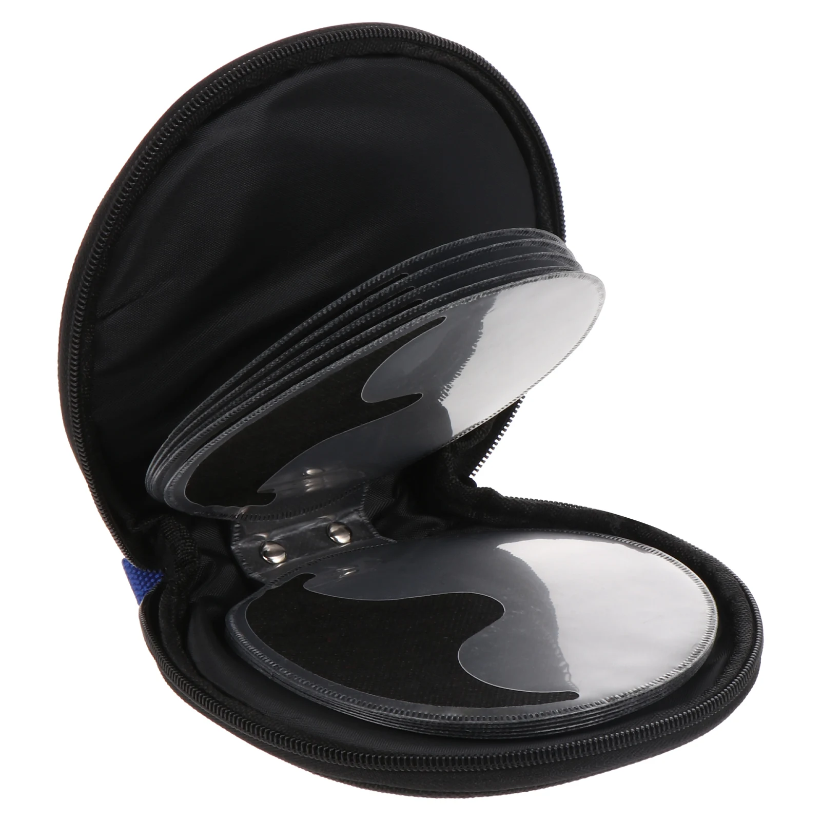 

20 Capacity Disc CD Bag Storage Box Disk for Disks Holder Case Album Wallet Blue Travel