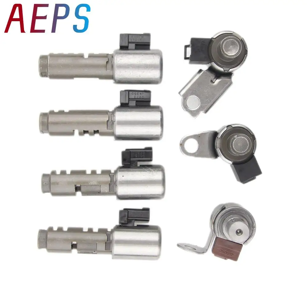 7 Uds U150 U151 U151E U250E válvula solenoide de transmisión para Toyota Alphard Camry RAV4 2002-2014 nuevo