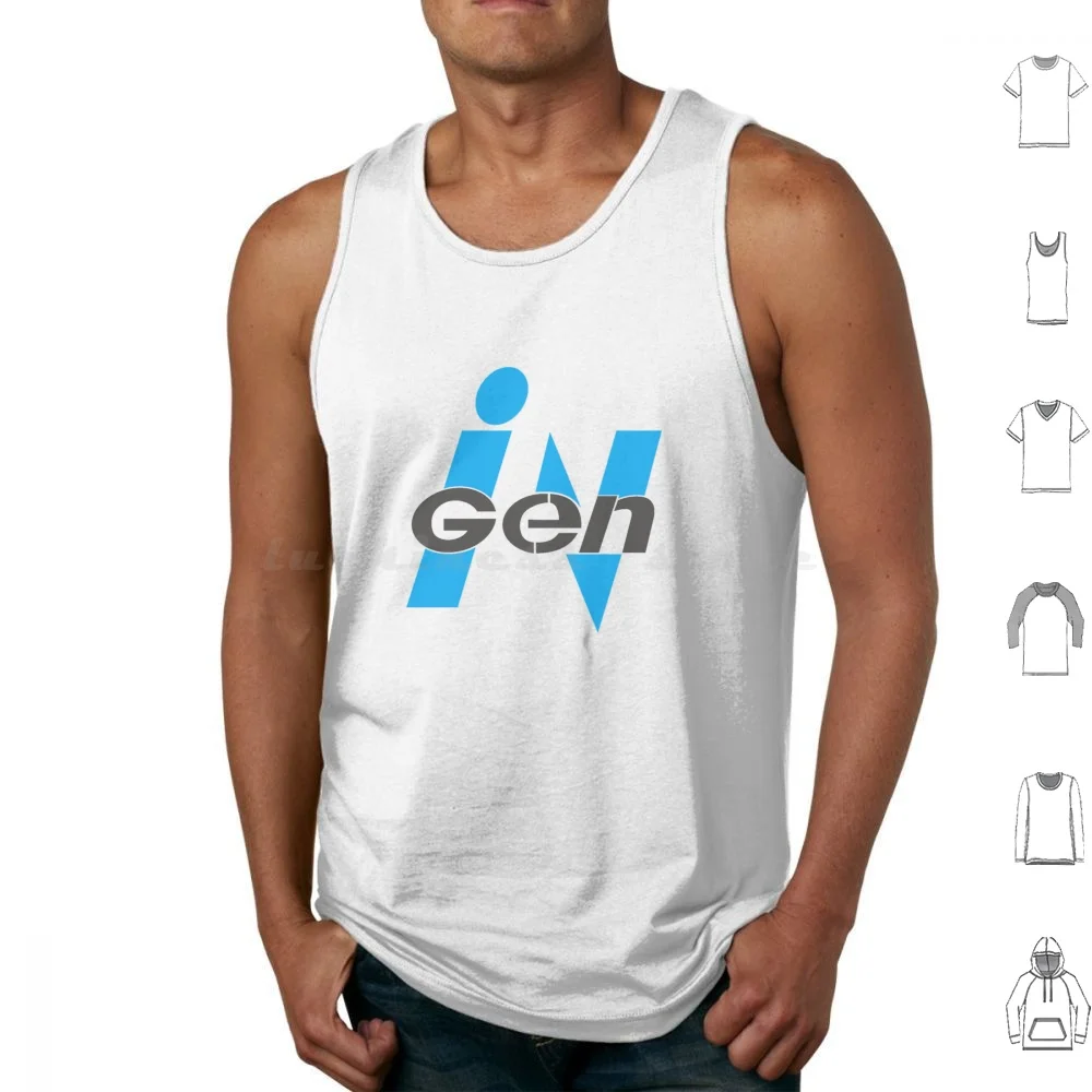 Ingen Logo ( Original ) High Quality Tank Tops Print Cotton Ingen International Genetics Incorporated International