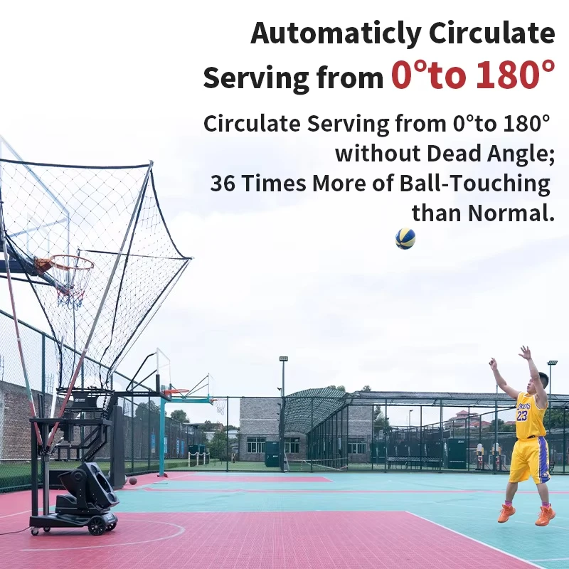 Longermay Durable Automatic Remote Control Basketball Shooting Machine for Sale S6829 Basketball Training Machine