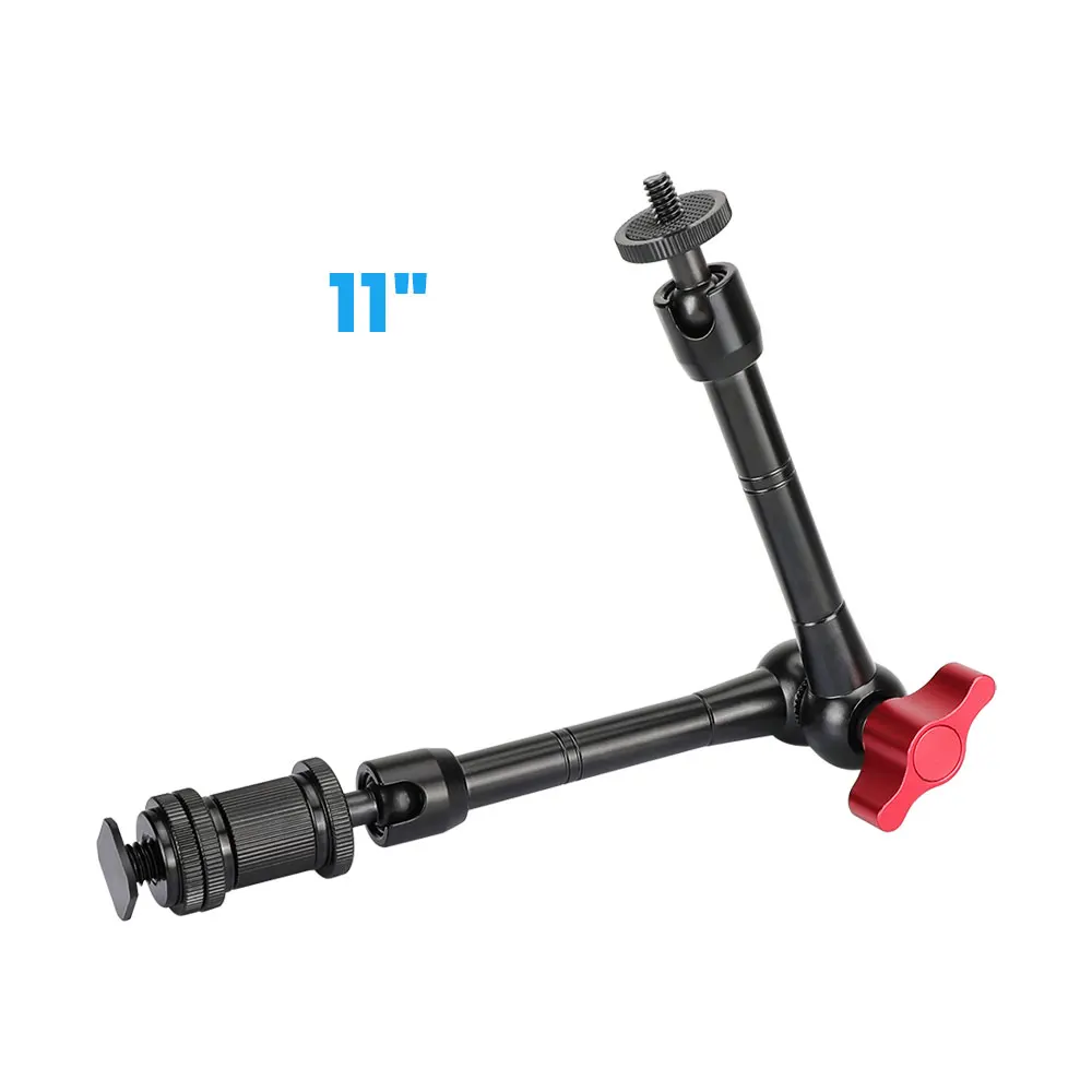 KIMRIG 11 inches Articulating Arm Adjustable Friction Magic Arm For DSLR LCD Monitor LED Light Camera Accessories