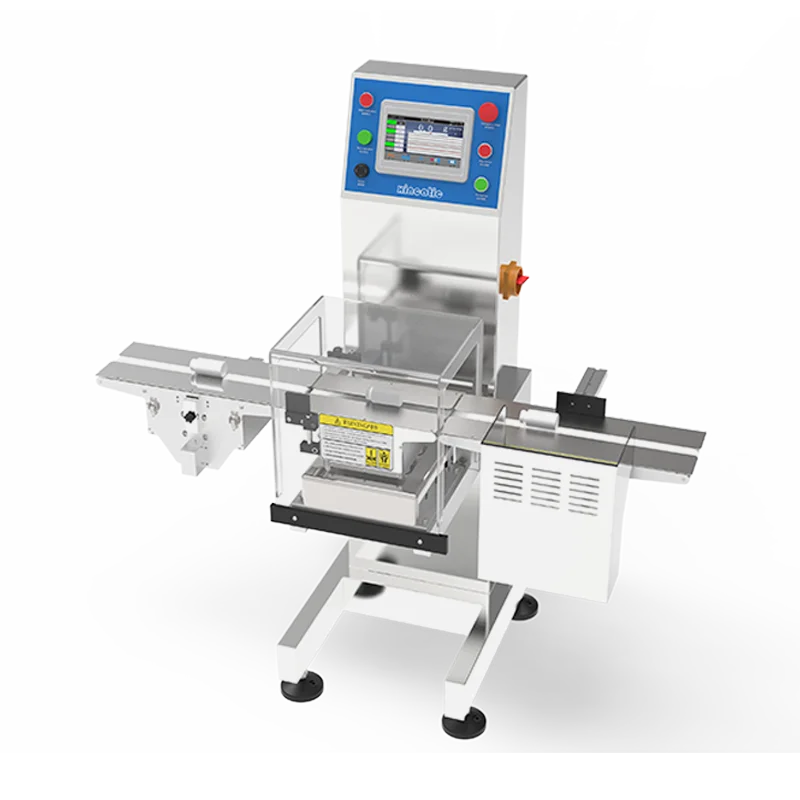 Continuous Belt Scale Checkweigher Touch Screen for Production Line Automatic Weighing Detection Classification High Accuracy