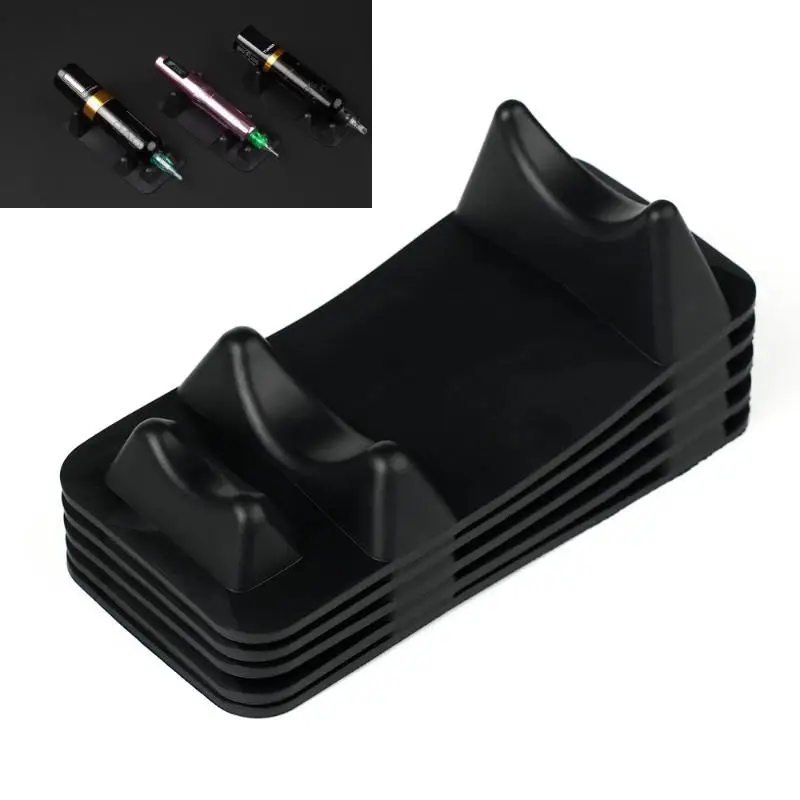 5pcs Tattoo Pen Holder Stand Silicone Tattoo Machine Display Stand, Universal Holder for Wireless Pen & Coil Tattoo Guns