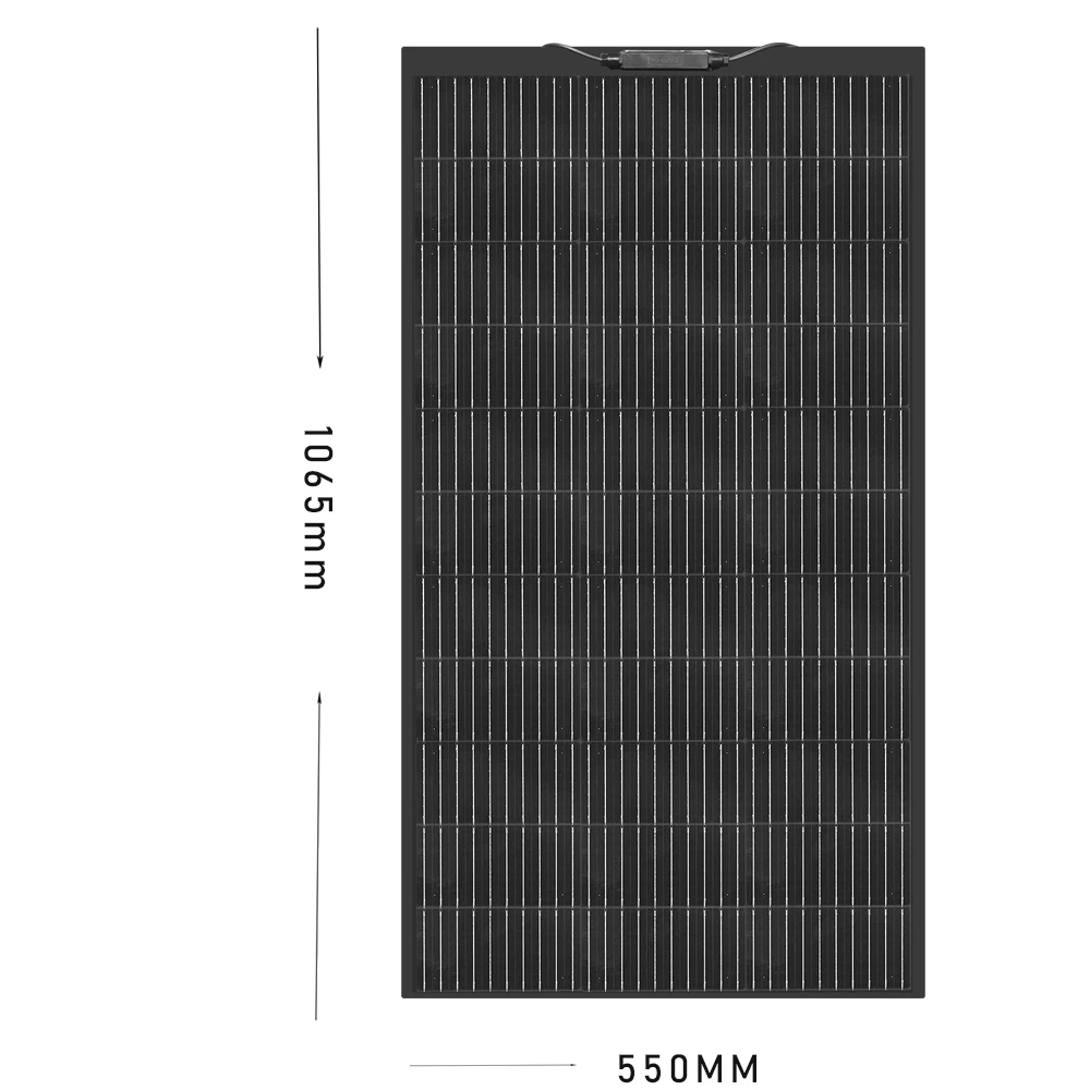 Solar Panel Elastyczny Panel słoneczny 18V 50W 100W 120W monokrystaliczny 12-woltowy ładowarka solarna Panel PV do lekkich domowych akumulator