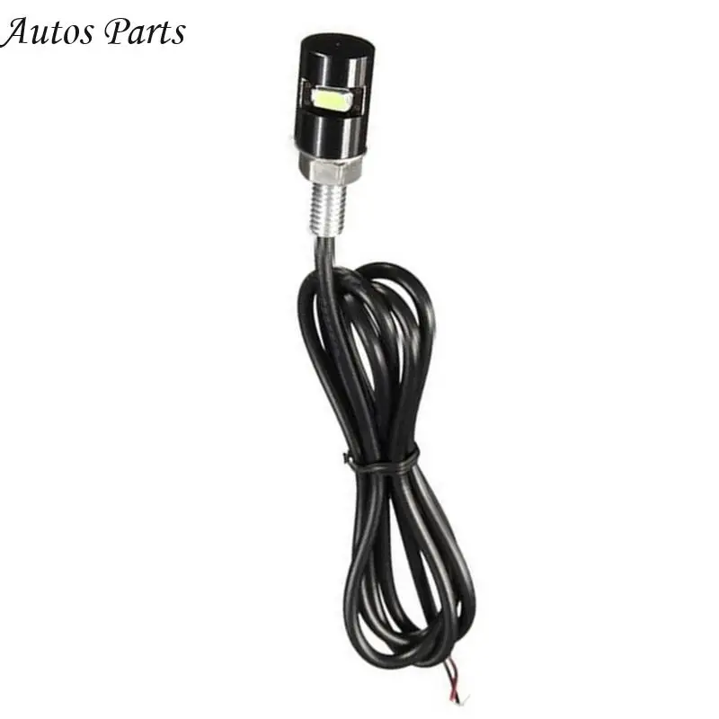 57BA 12V LED Universal Car Motorcycle License Number Plate Screw Bolt Light Bulb Lamp Motorbike Accessories