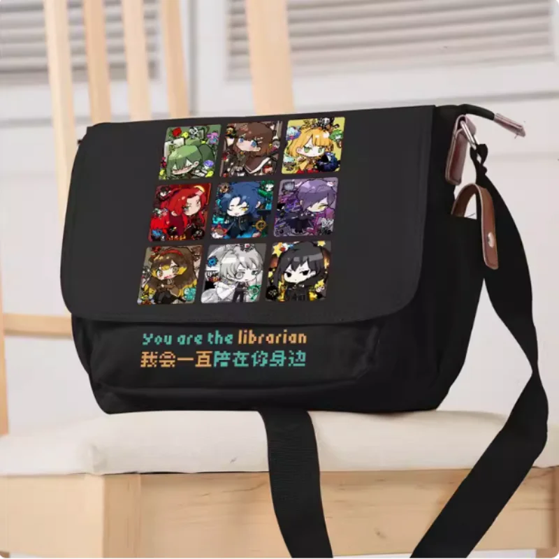 Anime Library Of RuinaCanvas Bags School Bag Unisex Messenger Bag Fashion Shoulder Bag 2608