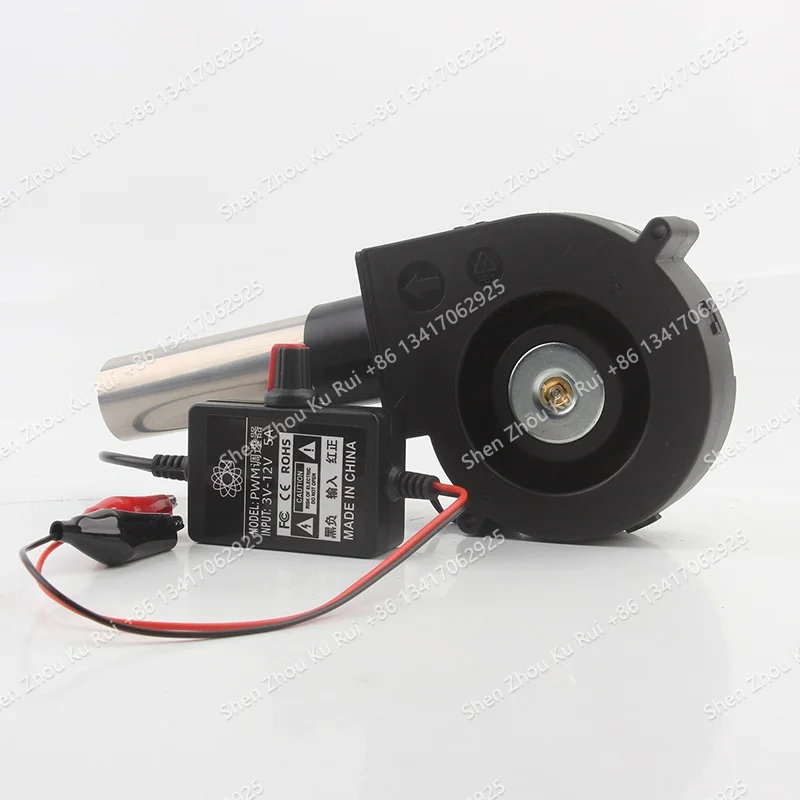 Cooling Fan High quality 9733 High air volume barbecue dust removal generator PWM Governor Turbine Blower BFB9733H DC12V 2.94A