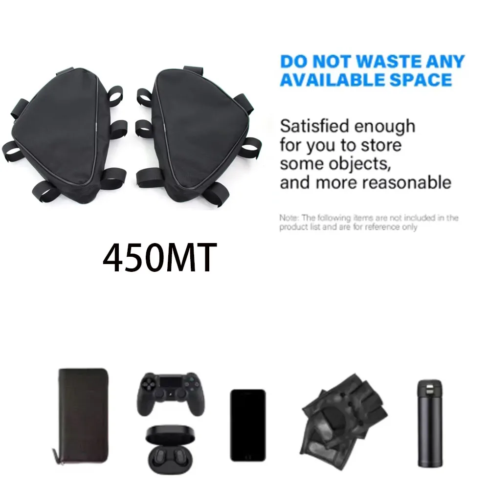 

For CFMOTO 450MT Motorcycle Side Frame Bag Storage Package Bags Waterproof Bag