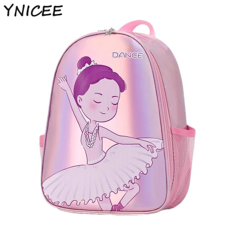 

Girls Laser Glittery Ballet Dance Backpacks Duffel Dancing Shoulder Bag Teens Latin Dance Yoga Sparkly Daypack Schoolbag