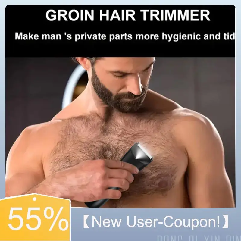 

A60T новый триммер для мужчин, профессиональный триммер для волос на теле, триммер для паха и волос на теле, электрический триммер для мужчин, триммер для лобка