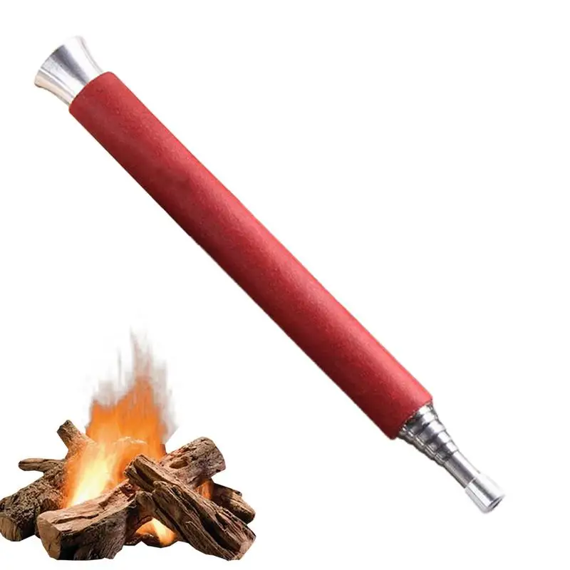 Fire Blower For Camping Camping Gear Outdoor BBQ Retractable Fire Blowing Tool Outdoor Fireplace Blower Efficient Portable