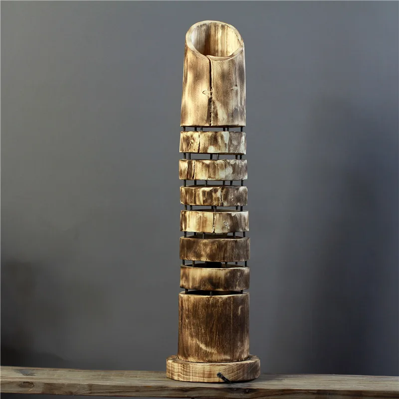 Lámpara de pie artesanal hecha a mano profesional, decoración pastoral para el hogar, hotel, cafetería, lámpara decorativa