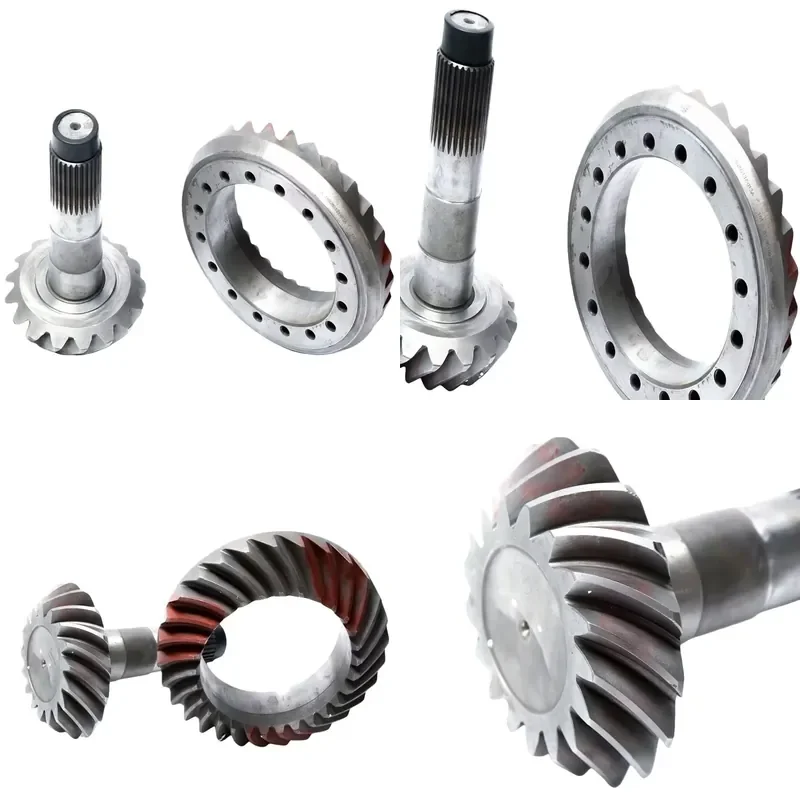 Heavy Duty Bevel Gear Set for Shaanxi Automobile Stable Power Transmission Compatible with Heavy Truck Models