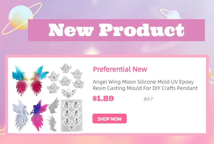 New Christmas Multi Shapes Snowflake Pendant Silicone Mold Hanging Epoxy Resin Mould For DIY Christmas Tree Decor Jewelry Making