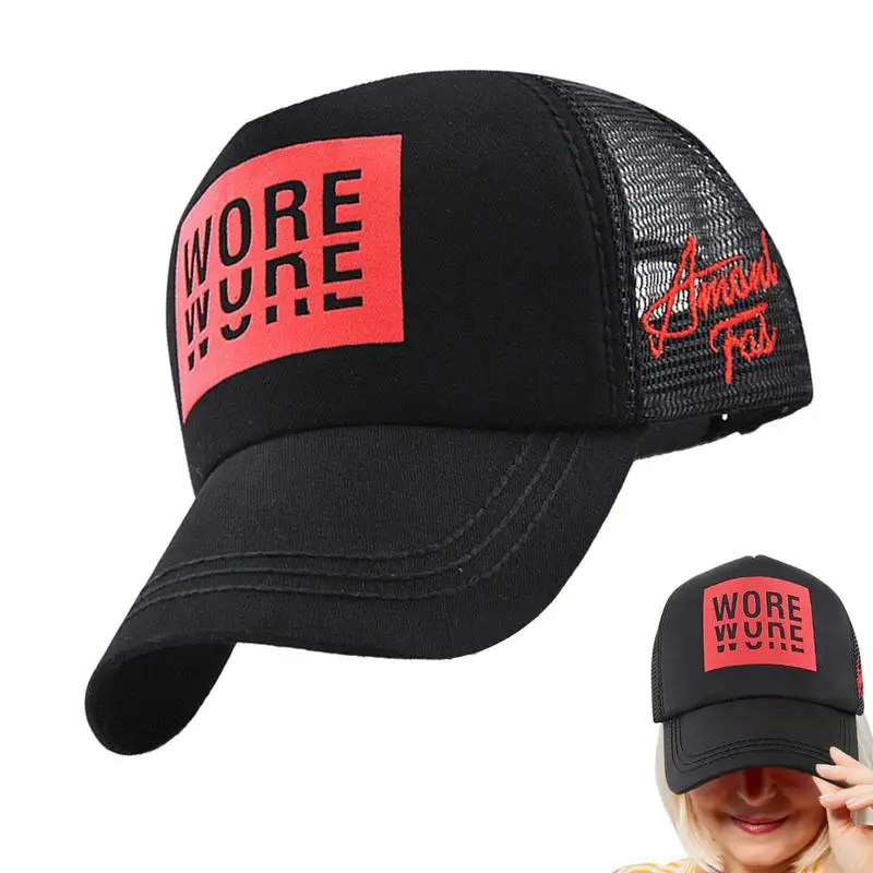 

Сетчатая бейсбольная кепка, водонепроницаемая дышащая кепка унисекс с буквенным принтом, термостойкий головной убор для блокировки солнечного света для мужчин и женщин