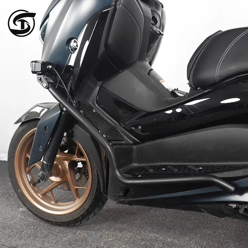 

Аксессуары для мотоциклов для Yamaha XMAX300 Xmax 300 X-MAX 300 2018-2024 2023, модифицированная защита подставки для ног, педаль из алюминиевого сплава