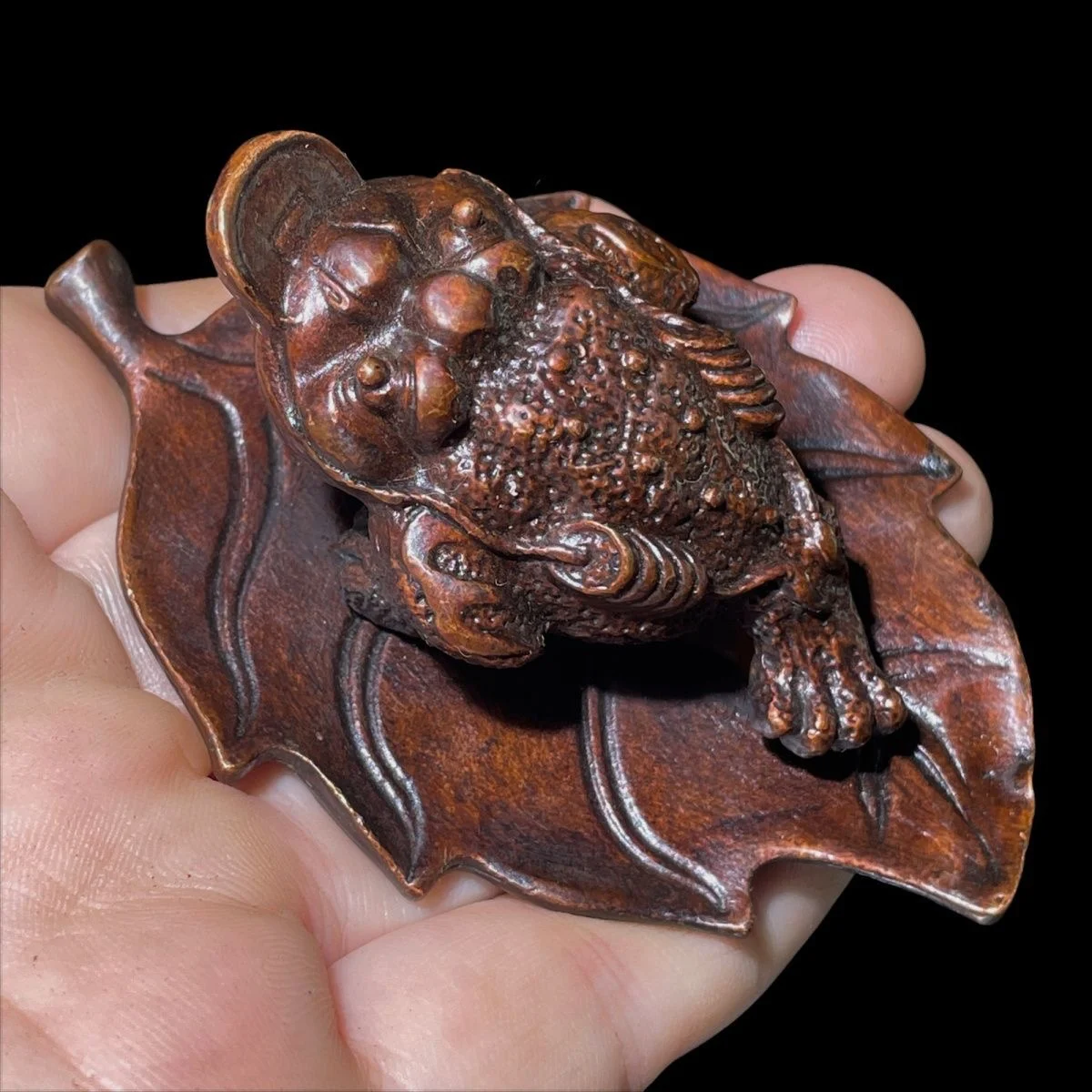 Copper tea pet golden toad tea table ornaments overnight wealth Zen tea tray tea set accessories tea ceremony zhaocai tea table