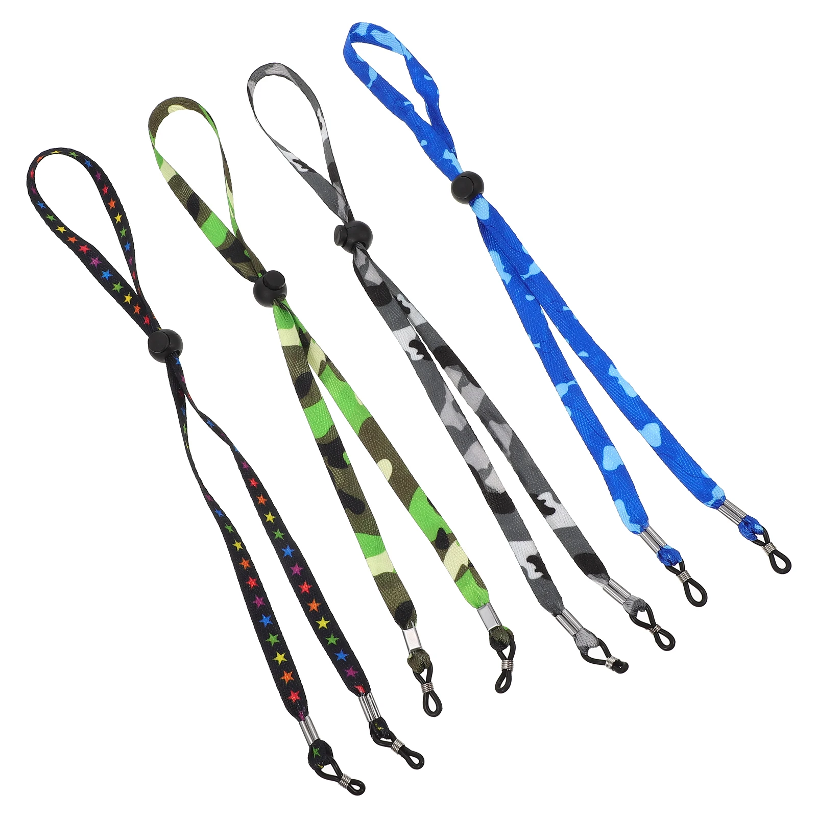 

4 Pcs Glasses Lanyard Strap Eye Straps Eyewear Rope Eyeglass Sunglass Cords Men Polyester Holder Eyeglasses