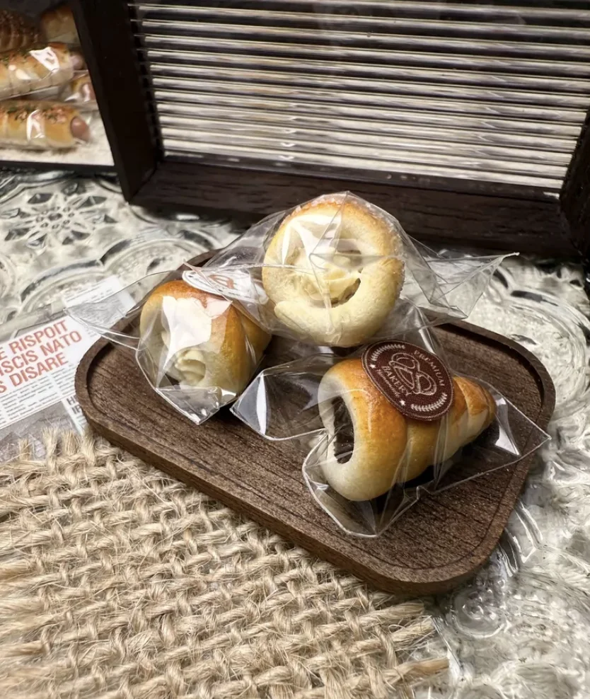 Hot Sale 1:6 Miniature Bakery Gift Set, Handmade Pizza Cookie Bread Matcha Box, Dollhouse Kitchen Pretend Play Dessert Decor