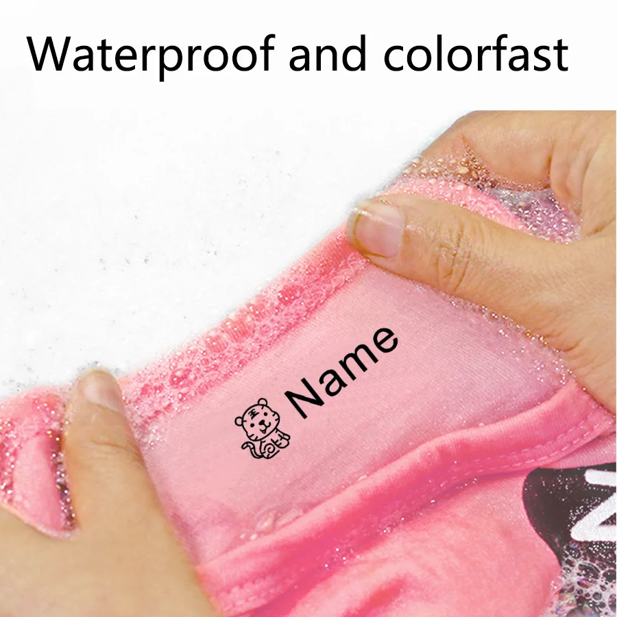 子供服の名前スタンプ|布用の防水名前印|洗濯しても落ちないス - Baby Clothing Names のレビューと価格