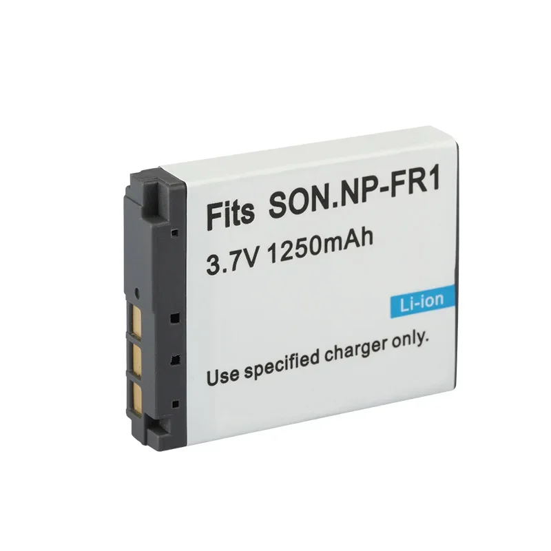 1250mAh NP-FR1 Battery NP FR1 Camera Battery for SONY DSC P100 P150 P120 T30 G1 V3 T50 F88 P100LJ P100PP P100R P100S P150