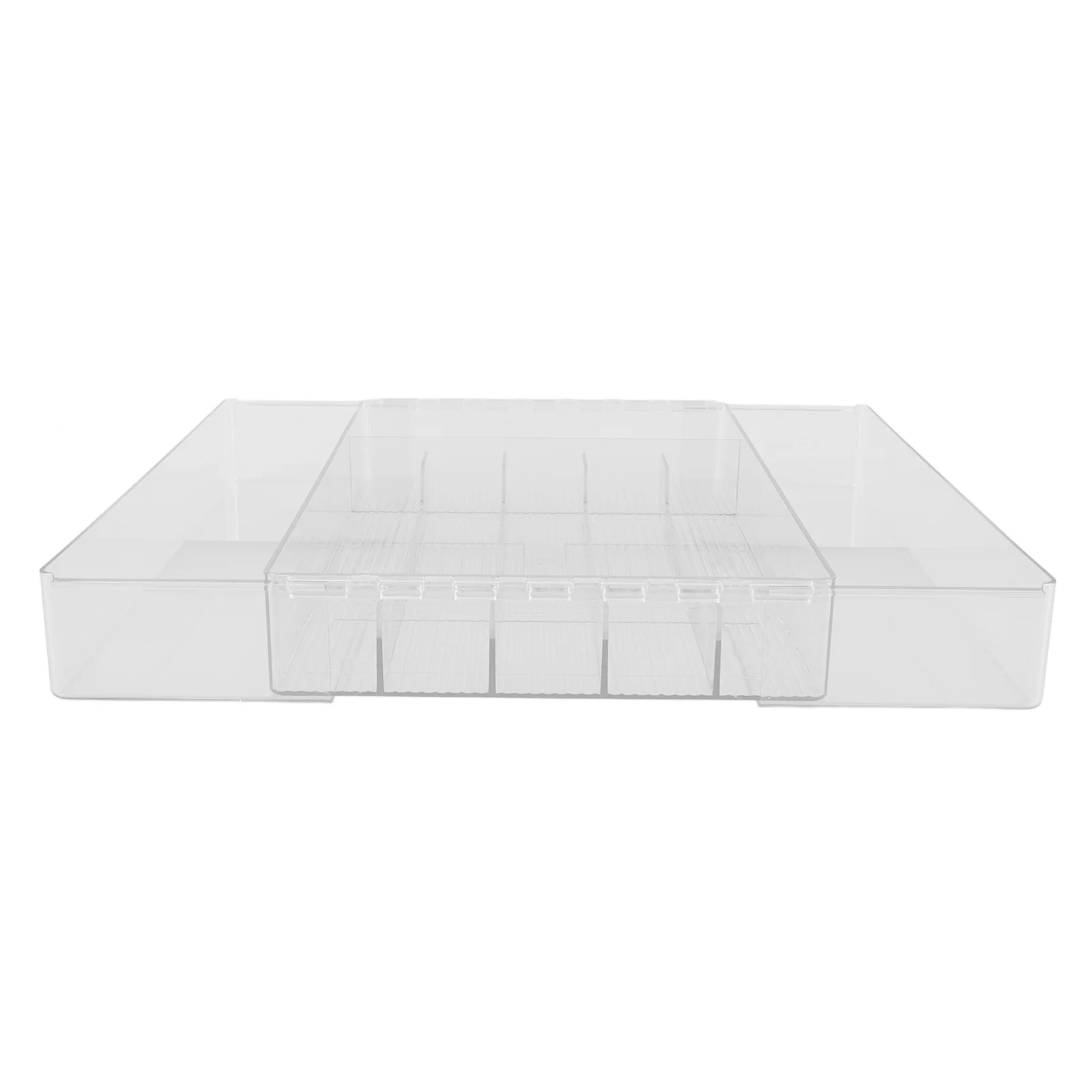 

Silverware Tray Expandable Acrylic Organizer for Kitchen Drawer Multi Compartment Utensil Storage Cutlery Drawer Organizer