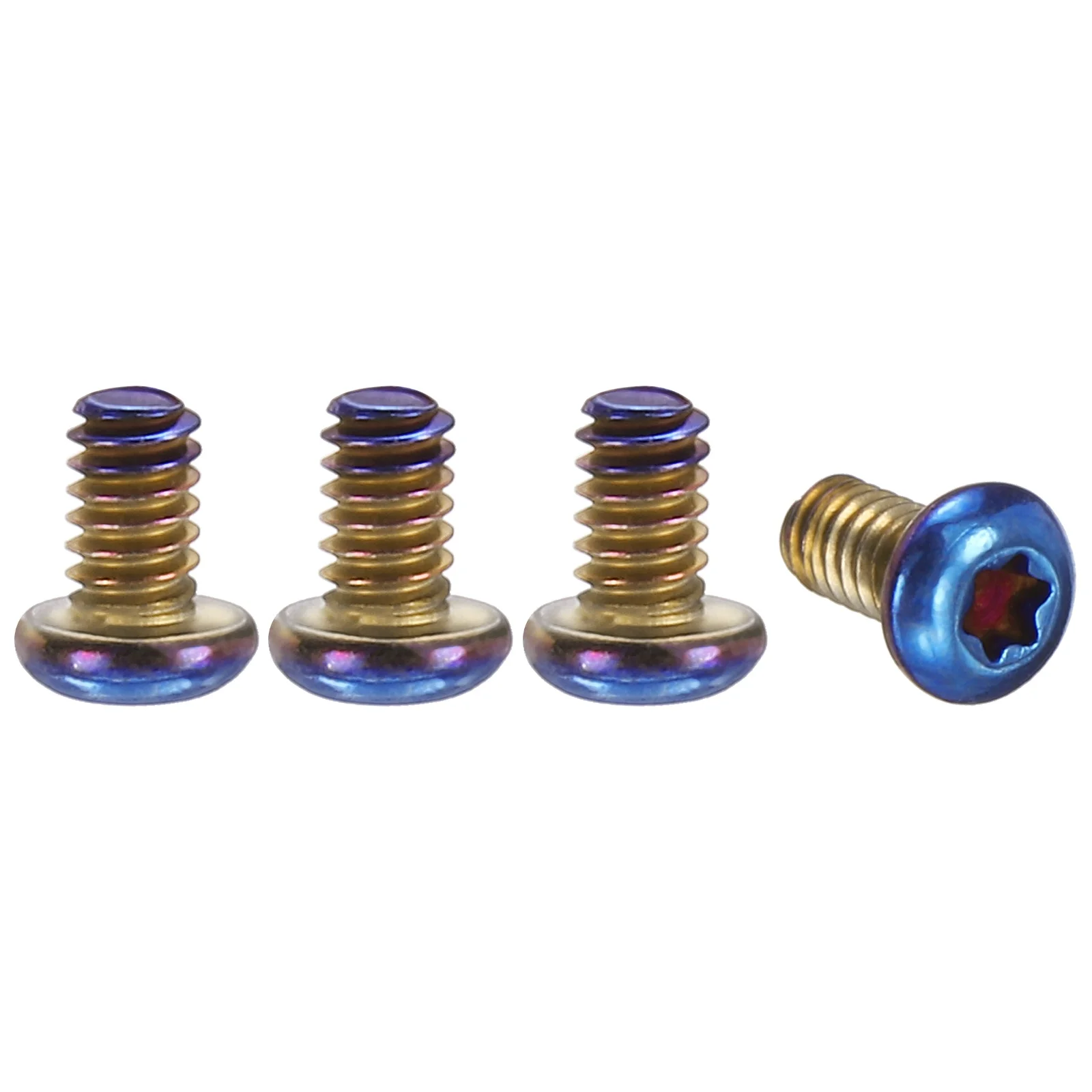 4/10/20pcs Pocket Clip Screws T6 Torx Head 2-56UCN 3.5/4.5/6/7.2mm Thread Length Folding Knife Fasteners for Blade Fixing
