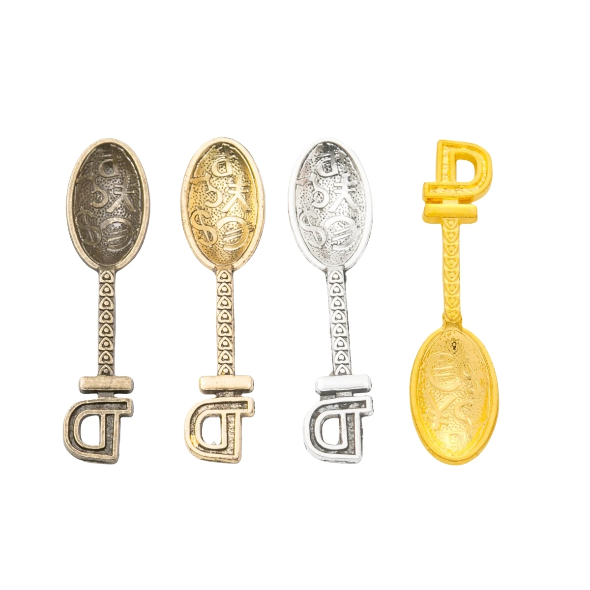 (Spoon) vintage Zinc Alloy Charm Metal Pendant DIY Jewelry Discovery Making Accessories 3366