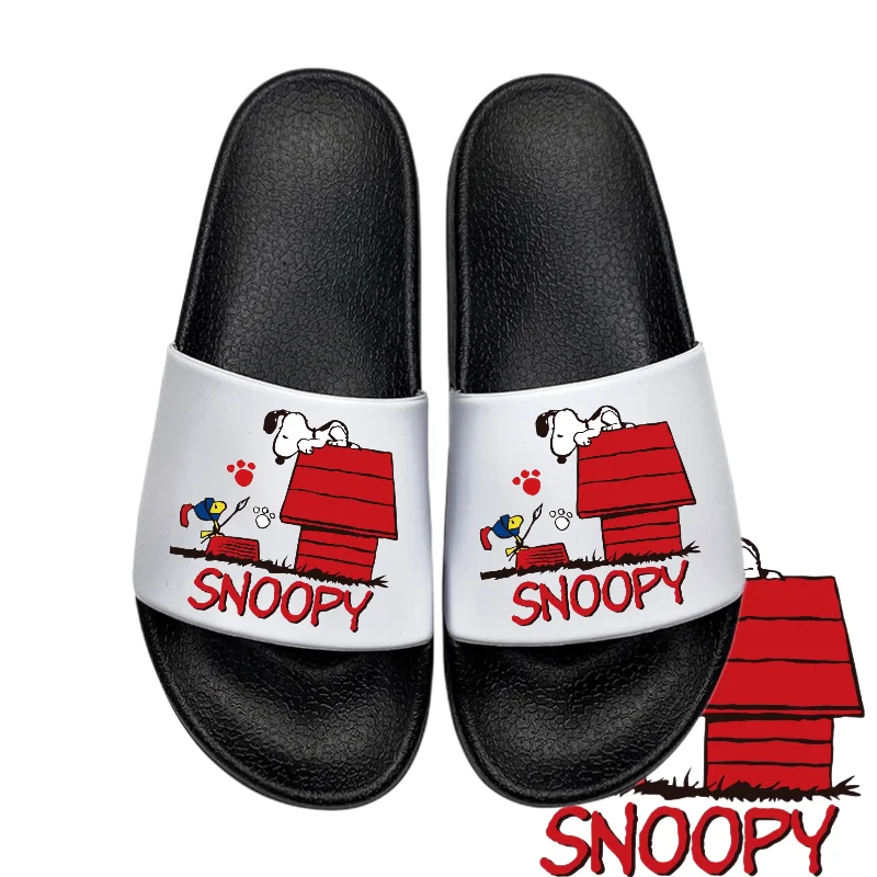 Anime Snoopy Casual Kawaii pantofole estate coppia Outdoor Wear Indoor Home traspirante suola spessa pantofole deodoranti antiscivolo