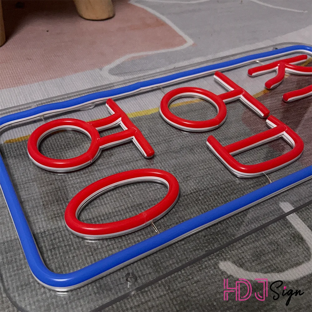 Korean In Operation Open Signs Neon Sign LED Neon Lights For Korea Shop Store Bar Pub Club Restaurant Wall Decor Room Decoration