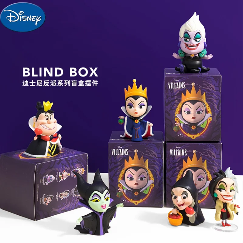 

Disney Villain Evil Queen Series Blind Box Anime Figure Pvc Model Collect Desktop Ornaments Toys Children'S Birthday Presents