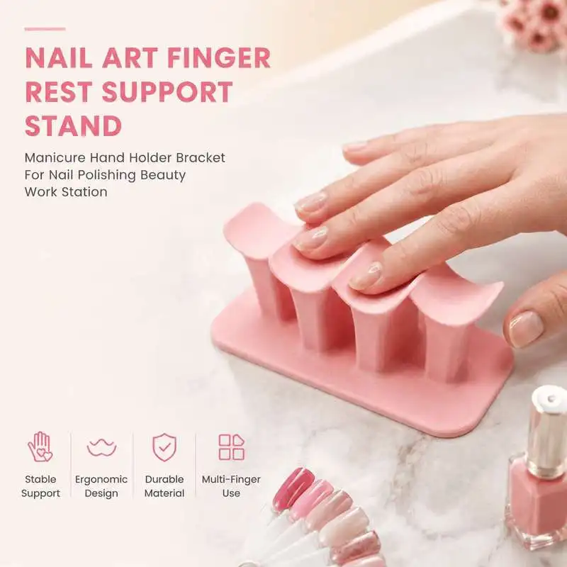 Nail Art Finger Rest Support Stand Manicure Hand Holder Bracket For Nail Polishing Beauty Work Station