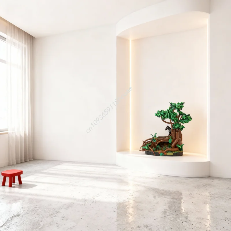 

847 деталей MOC Назг-Лор: Модель «Первое знакомство», конструктор, рождественский подарок, архитектурная игрушка, сборка своими руками, креативная идея, развивающая игрушка