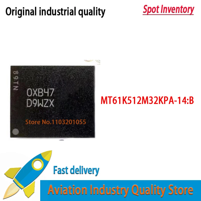 

(1 шт.) D9WZX MT61K512M32KPA-14:B BGA 100% тест, очень хороший продукт
