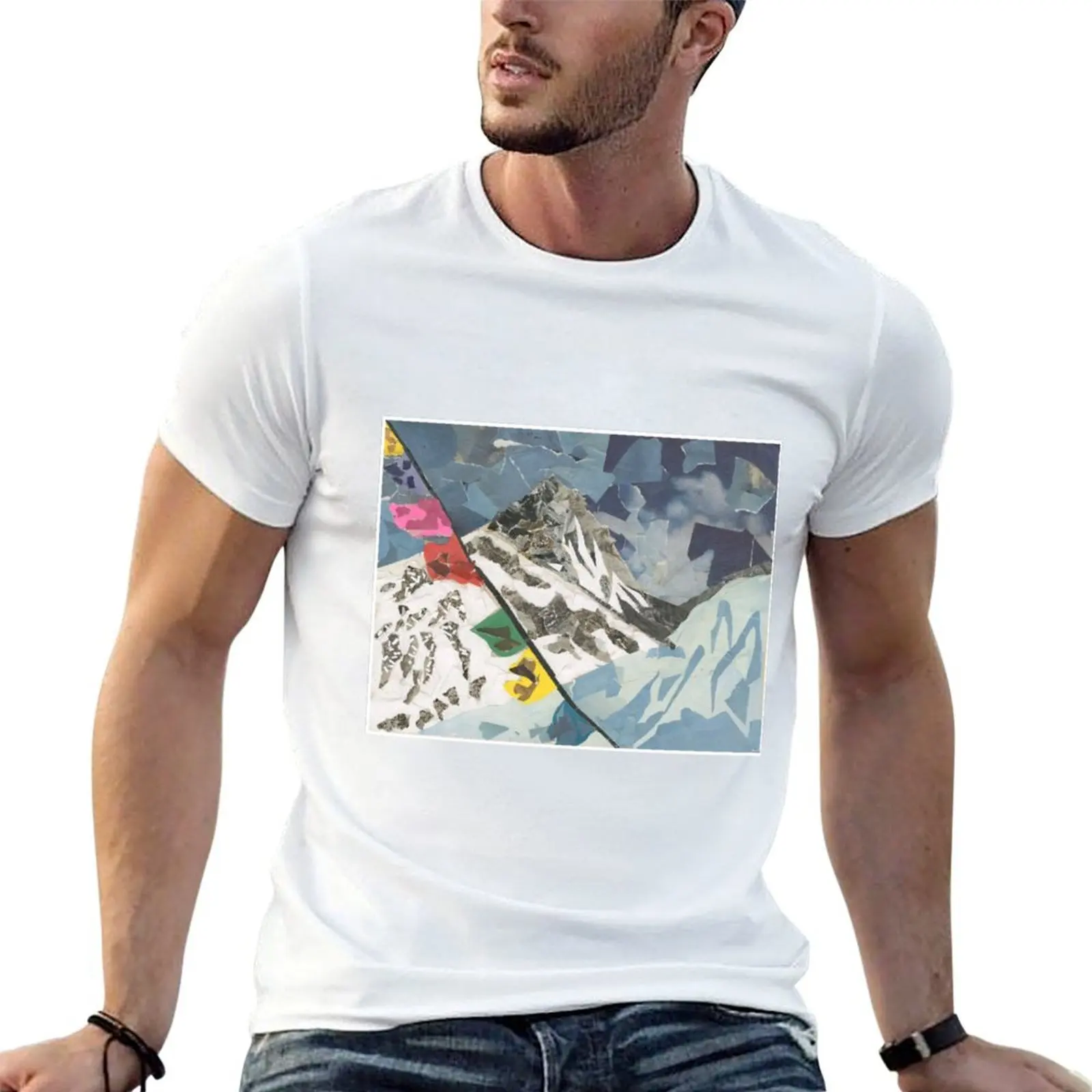 

Everest T-Shirt t shirts for man pack white man t shirt heavy cotton cotton tshirt 100% T-shirt