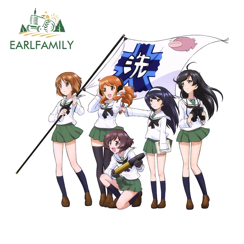 

EARLFAMILY 13 см x 10,7 см для девочек и мужчин, забавные автомобильные наклейки, окклюзия, защита от царапин и солнца, наклейка на лобовое стекло, автомобильные товары