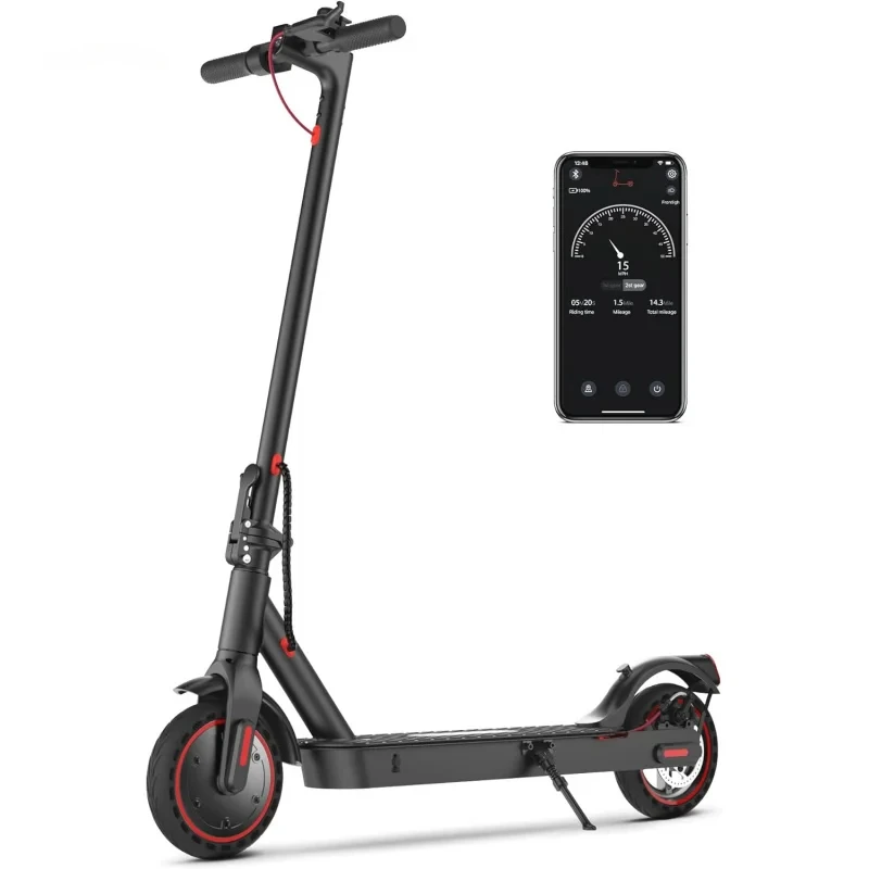 iScooter,25/22/18 Miles Range,800W/500WFoldable Commuting Electric Scooter with Double Braking Systems APP for Adults and Teens