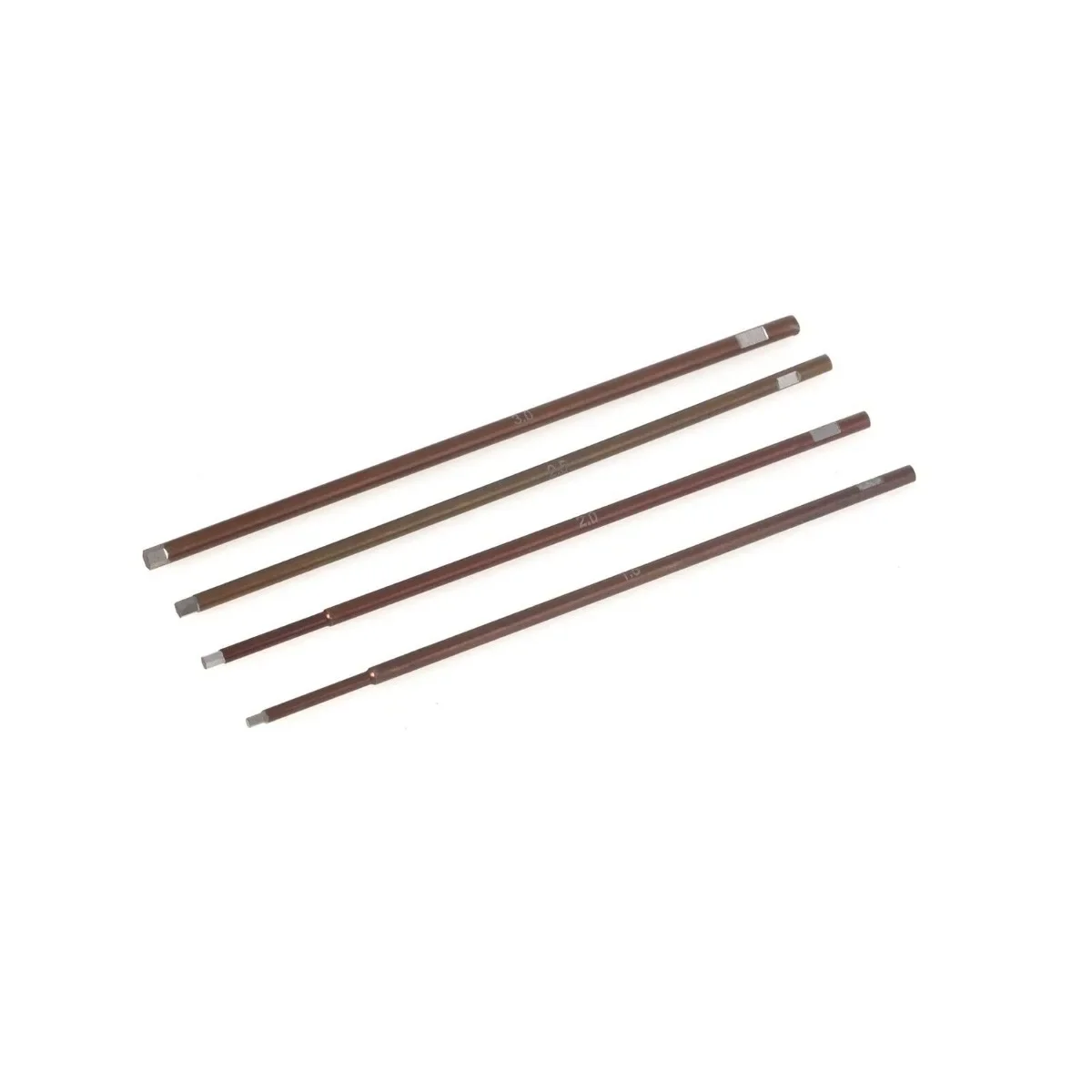 LCX Racing 4pc Allen Hex Screwdrivers Tip Set (1.5mm 2.0mm 2.5mm 3.0mm) RC Hobby Tool Screw Driver
