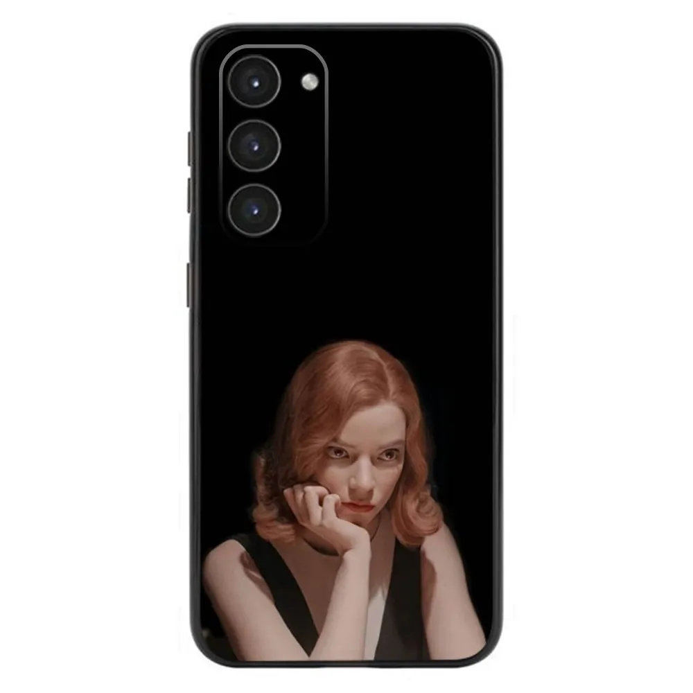 A-Anya Taylor-Joy Phone Case For Samsung Galaxy A20,A21s,A22,A31,A32,A52,A53,A72,73,A80,A91 Soft Liquid Silicone Black Cover