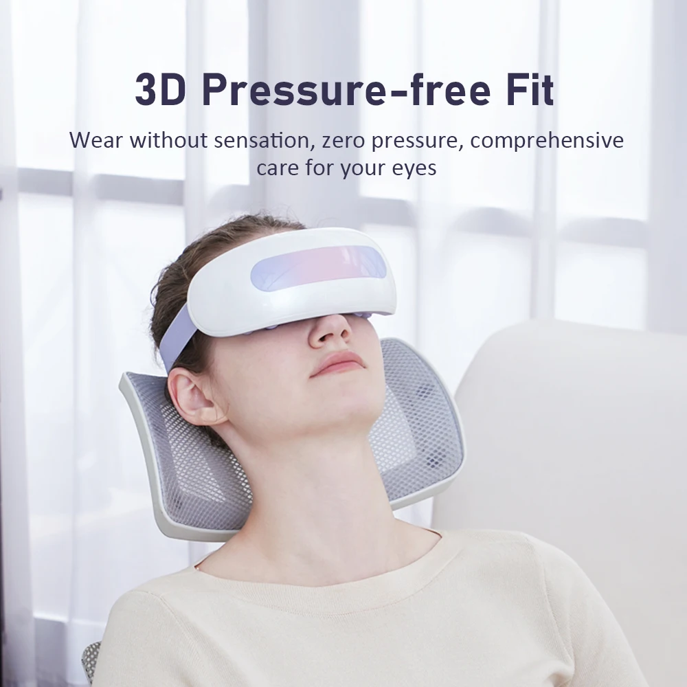 

Intelligent Eye Massage Device Vibration Massage Steam Eye Massager 3D Hot Compress Acupoint Eye Massager Relieve Eye Fatigue