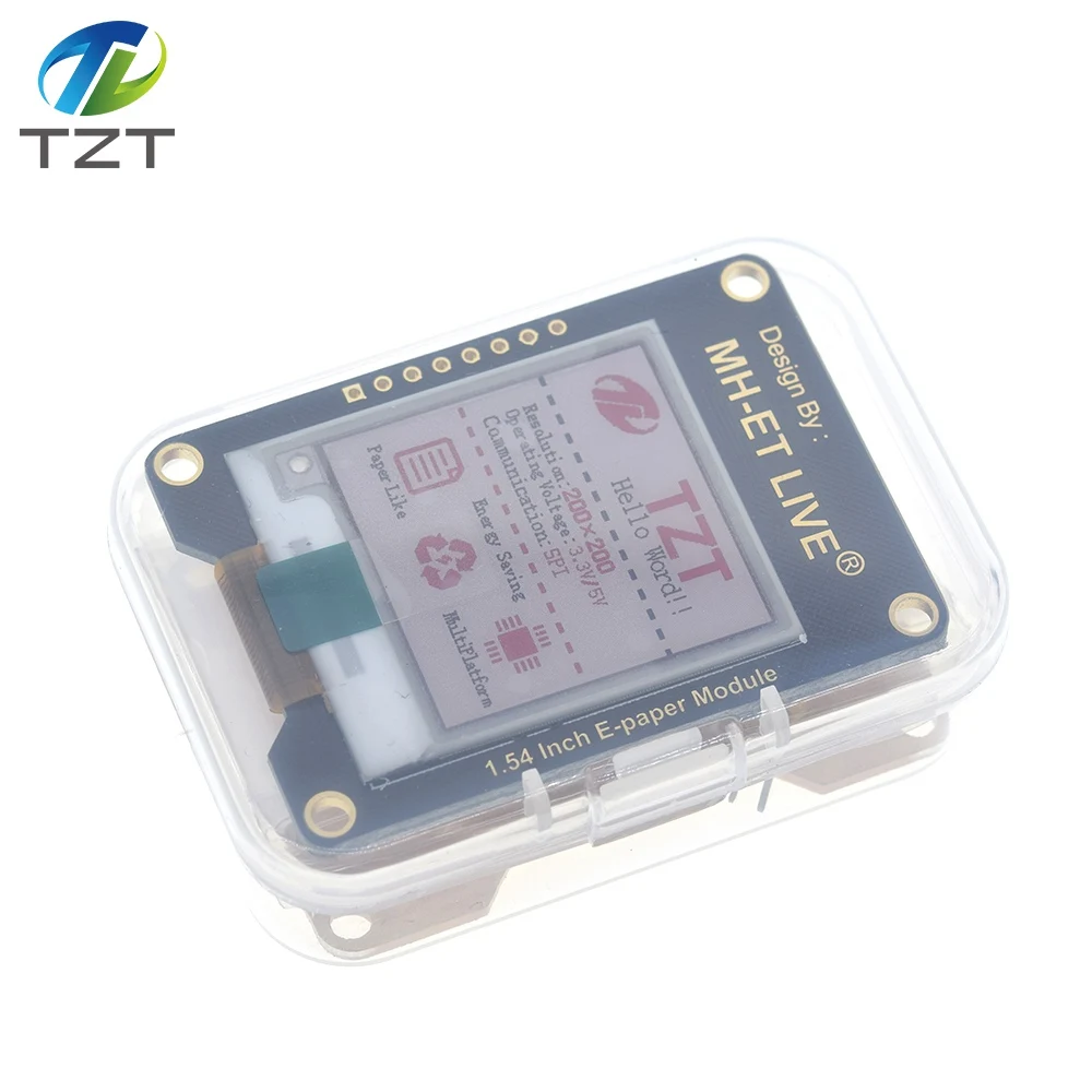 MH-ET LIVE 1.54 Inch Epaper Module E-paper E-Ink EInk Display Screen SPI Support Global/Part  For Arduino STM raspberry pi ESP32