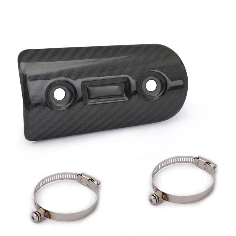 Motorcycle Exhaust Muffler Middle Connection Link Pipe Carbon Fiber Protector Heat Shield Cover Guard For Z900 z750 z250 cbr1000