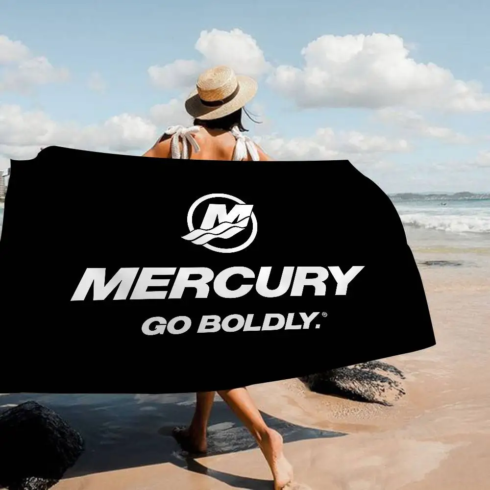 Mercury Racing Anime Beach Swimming Towel Soft Absorbent Washcloth Children's Gifts for Kids Travel Camping Gym